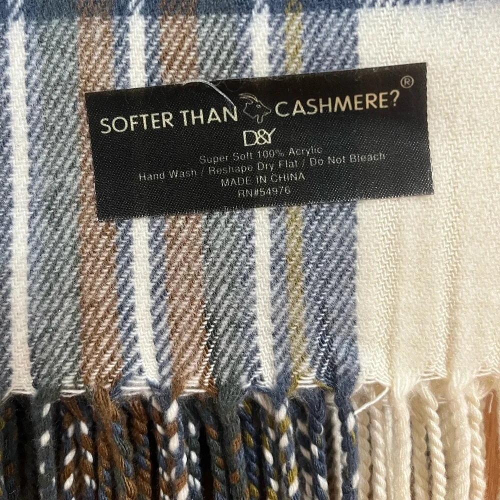 Softer Than Cashmere Plaid Scarf - Picture 2 of 3